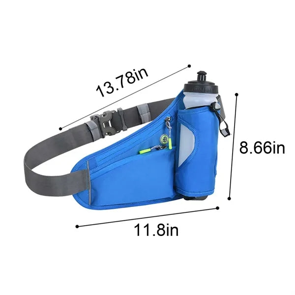 Sports Waist Pack With Bottle Holder