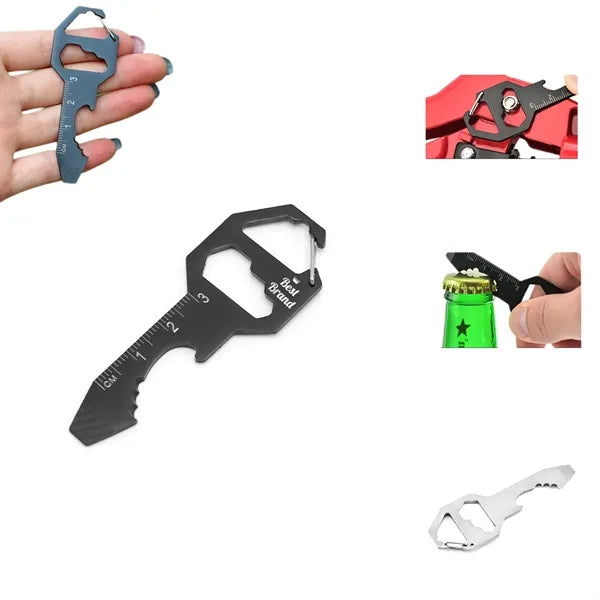 6-In-1 Keychain Bottle Opener Multifunctional Tool