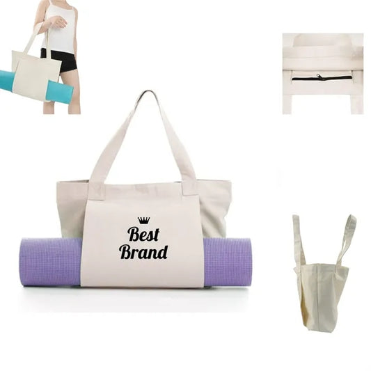 Multifunctional Yoga Canvas Shopping Tote Bag