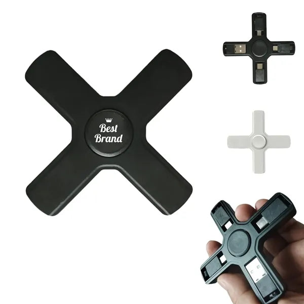 3-In-1 Thumb Spinner Charging Cable