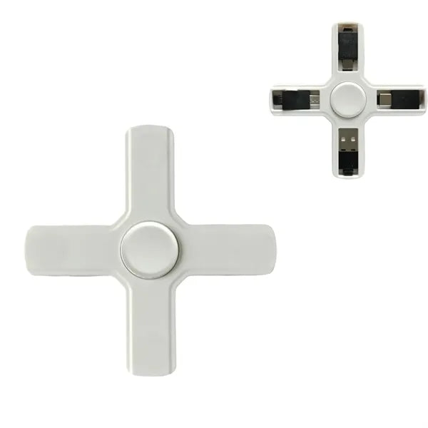 3-In-1 Thumb Spinner Charging Cable