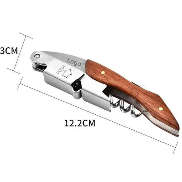 Corkscrew Wine Opener With Foil Cutter