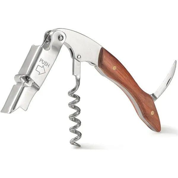 Corkscrew Wine Opener With Foil Cutter