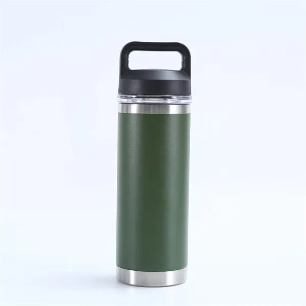 18oz Stainless Steel Insulated Thermos Flask with Chug Cap