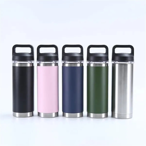 18oz Stainless Steel Insulated Thermos Flask with Chug Cap