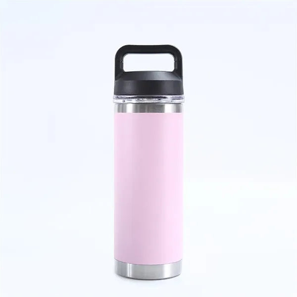 18oz Stainless Steel Insulated Thermos Flask with Chug Cap