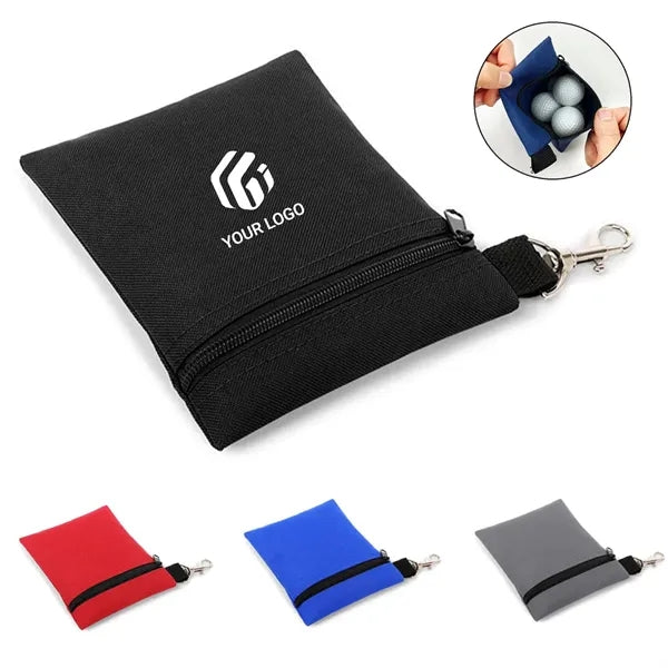 Multipurpose Portable Golf Ball Accessories Zipper Bag