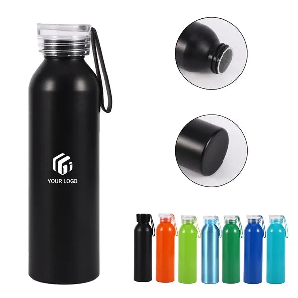 Large Capacity Durable Aluminum Water Bottle with Handle