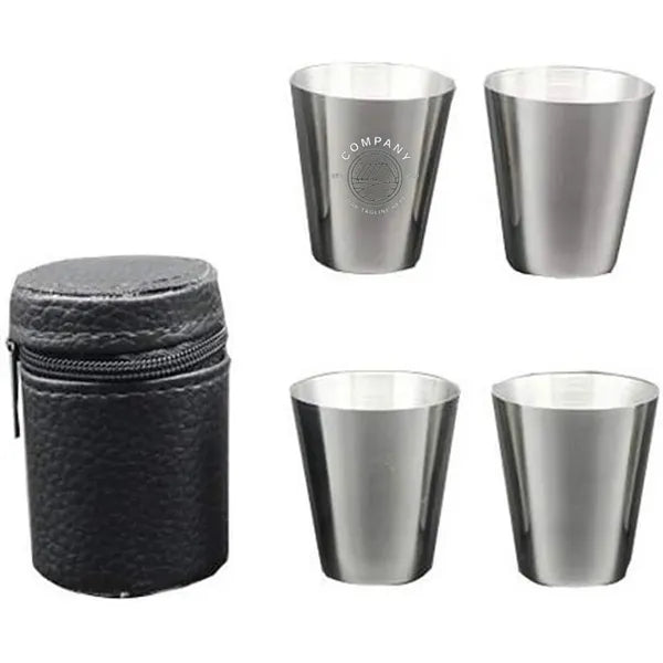 1oz Stainless Steel Cups Mini Set