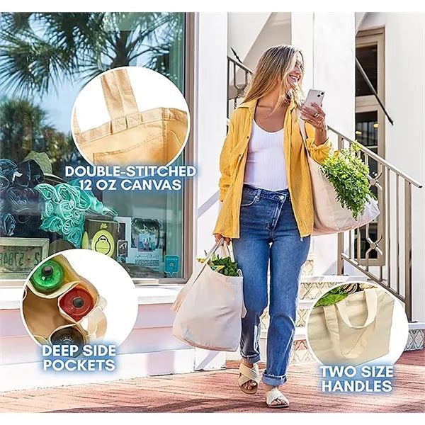 Canvas Grocery Bag