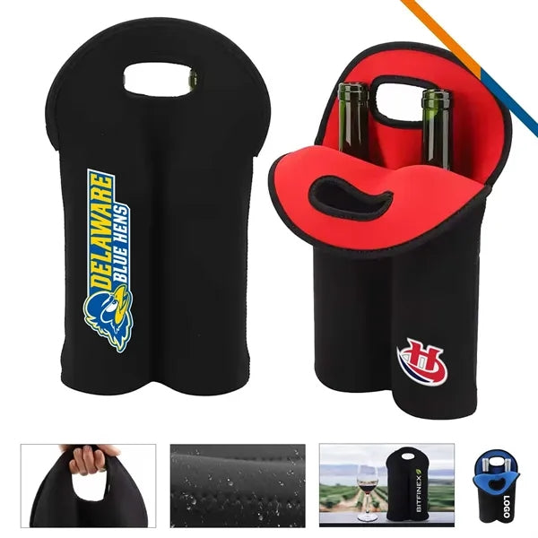 Larkin Dual-bottle Wine Bag