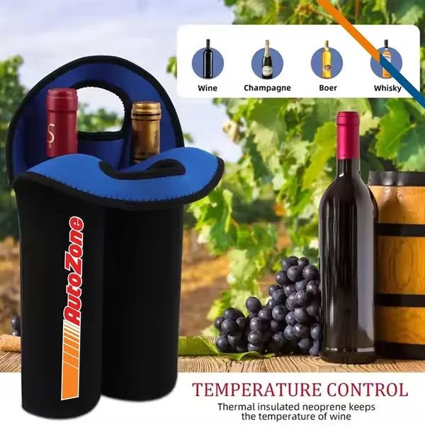 Larkin Dual-bottle Wine Bag