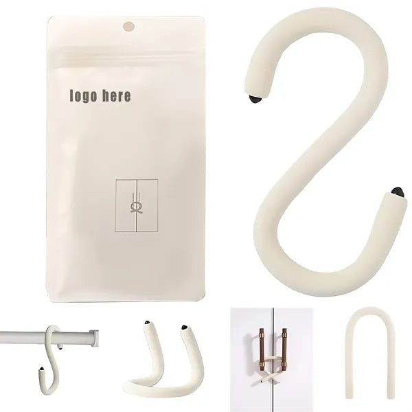 Multifunctional S Hooks Closet Cupboard Lock Phone Stand