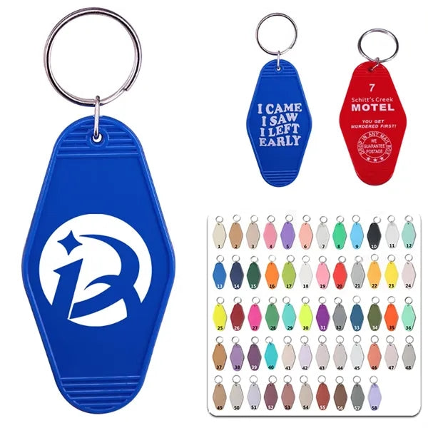 Retro Vintage Motel Keychain