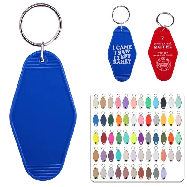 Retro Vintage Motel Keychain