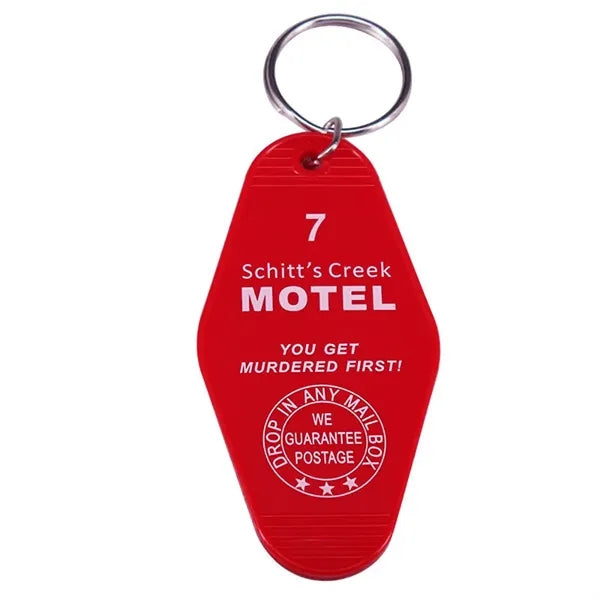 Retro Vintage Motel Keychain