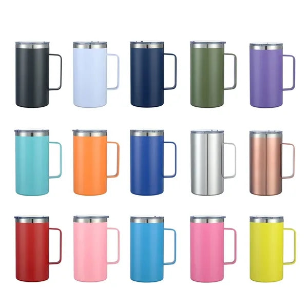 24 oz Vacuum Insulated Stainless Steel Travel Tumbler