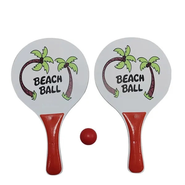 Wood Badminton Paddle Beach Racket