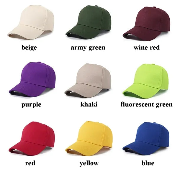 Cotton 5-Panel Baseball Cap