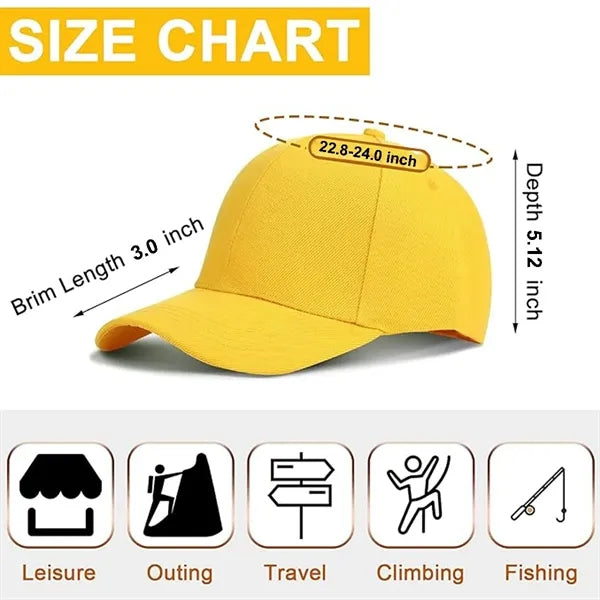 Cotton 5-Panel Baseball Cap