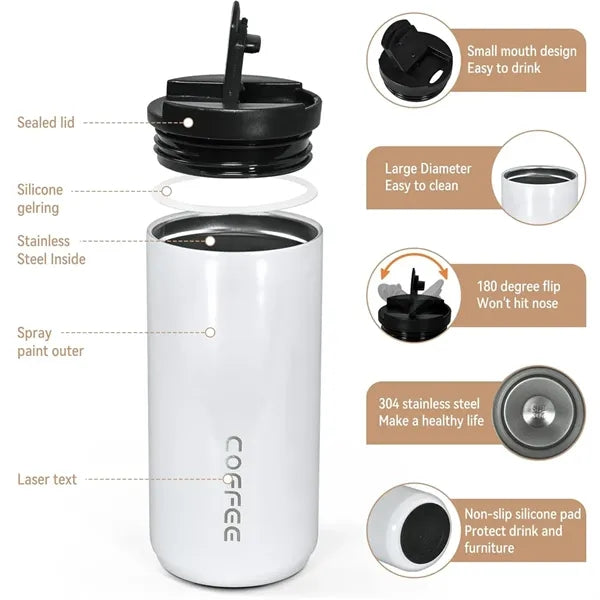 14oz Vacuum Insulated Thermal Coffee Mug