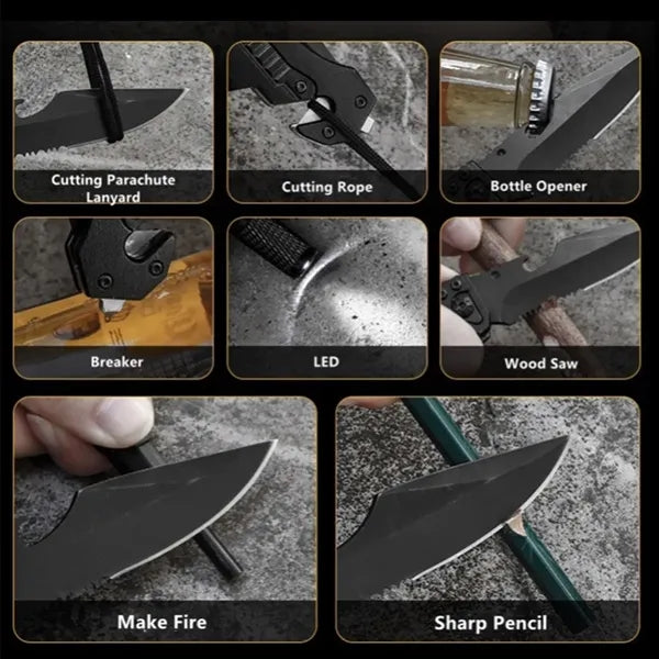6 In 1 Multifunctional Outdoor Folding Knife