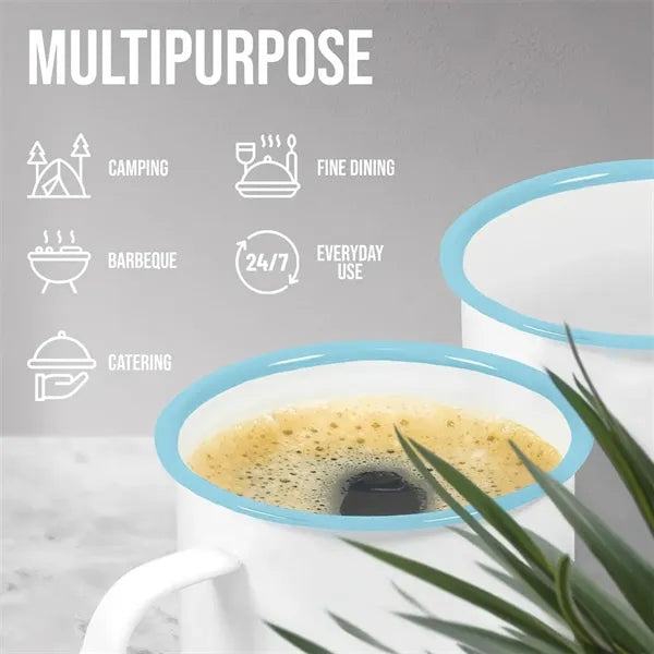 Printed Logo Enamel Mug