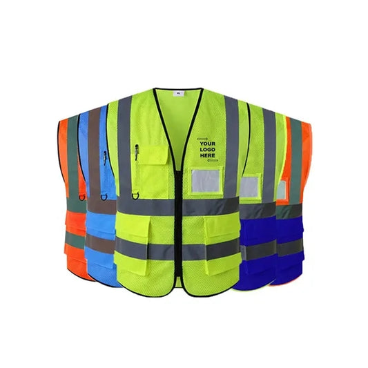 Safety Vests With Reflective Tape