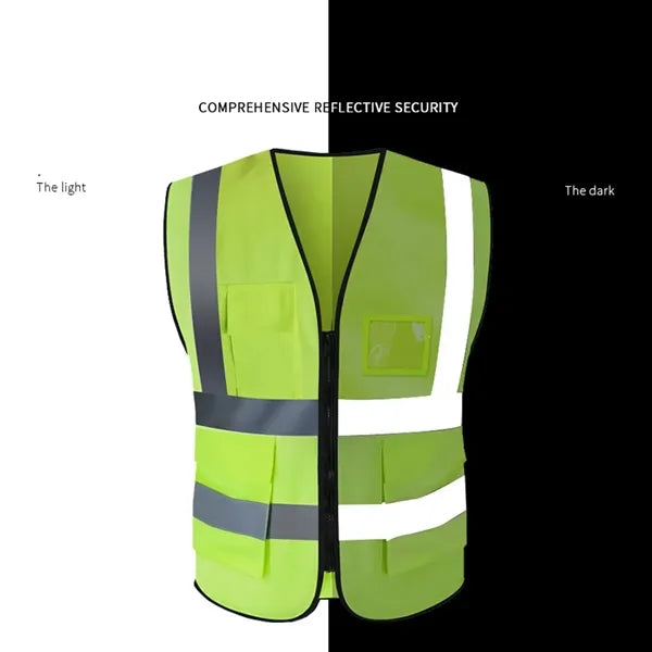 Safety Vests With Reflective Tape