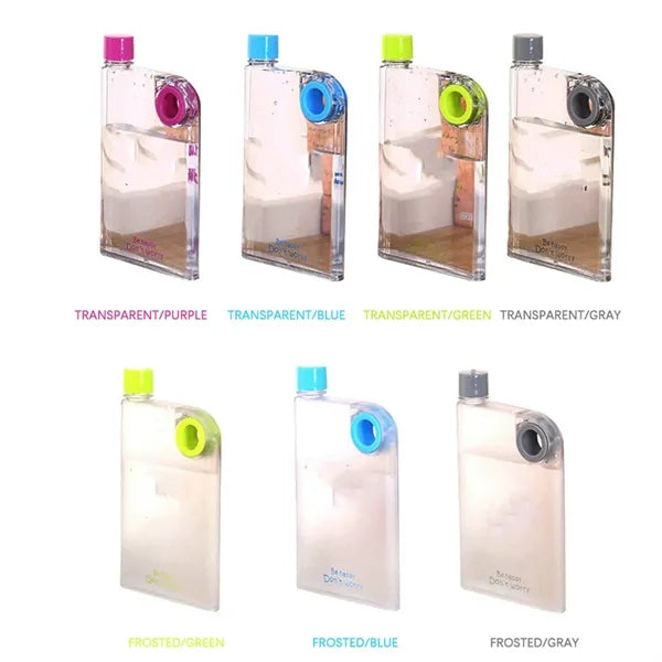 13oz A5 Portable Flat Water Bottle
