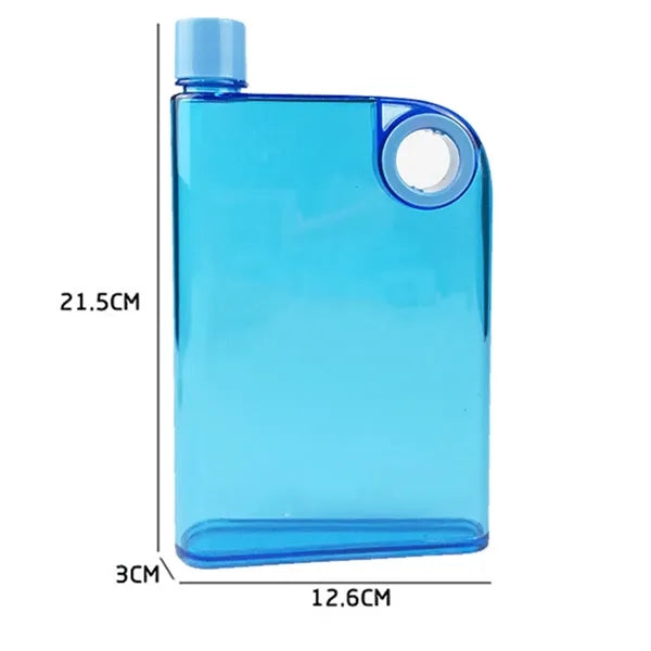 13oz A5 Portable Flat Water Bottle