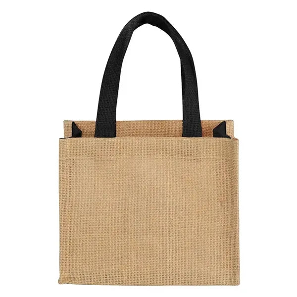 Two-Tone Grocery Jute Tote Bag