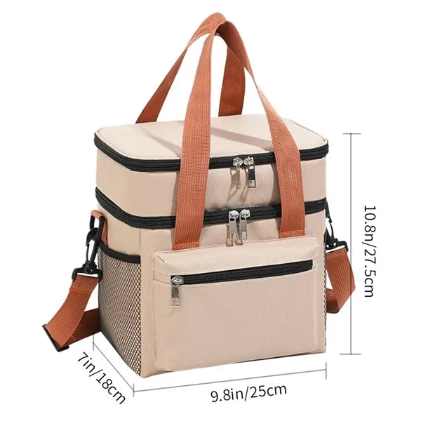Double Deck Insulated Lunch Box