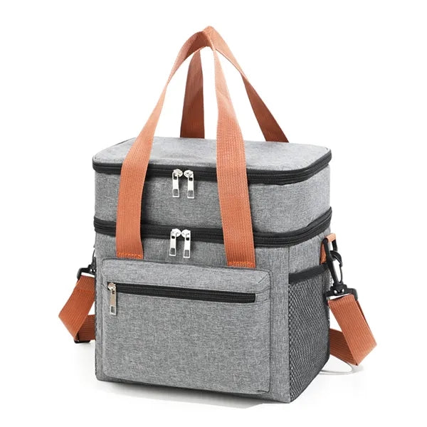 Double Deck Insulated Lunch Box