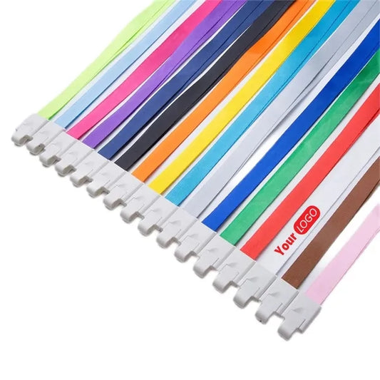 Polyester Neck Lanyard with Plastic Hook for ID Badge Holder