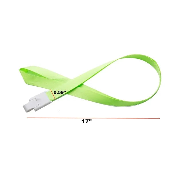 Polyester Neck Lanyard with Plastic Hook for ID Badge Holder
