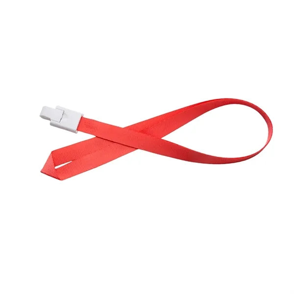 Polyester Neck Lanyard with Plastic Hook for ID Badge Holder