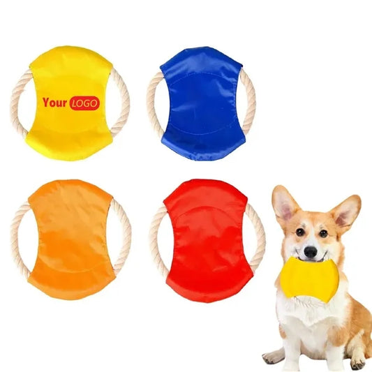 Cotton Rope Dog Flying Disc Outdoor Pet Training Saucer