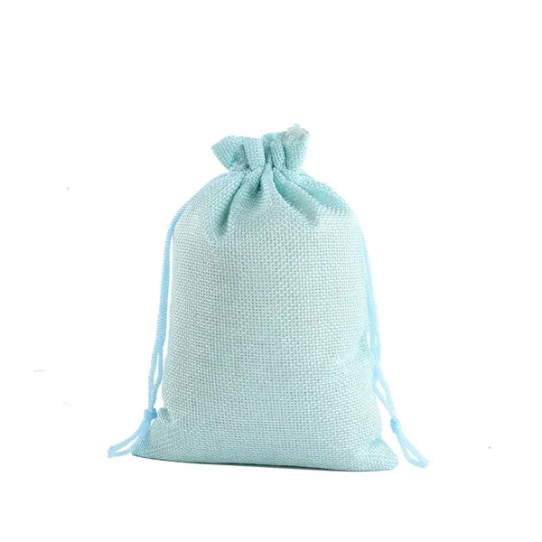 Hessian Linen Drawstring Bag