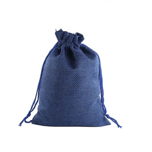 Hessian Linen Drawstring Bag
