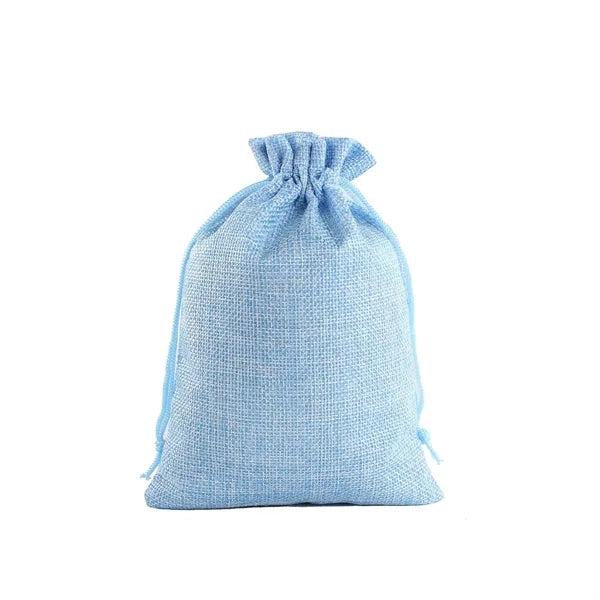 Hessian Linen Drawstring Bag