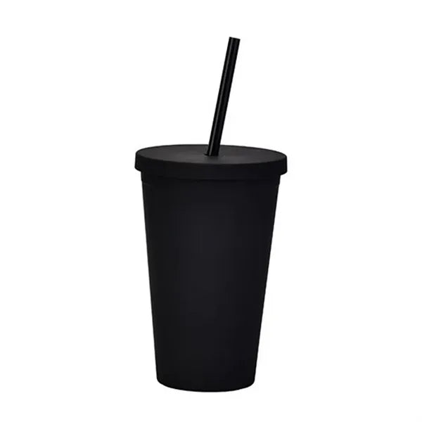 16oz Cups with Lids and Straws