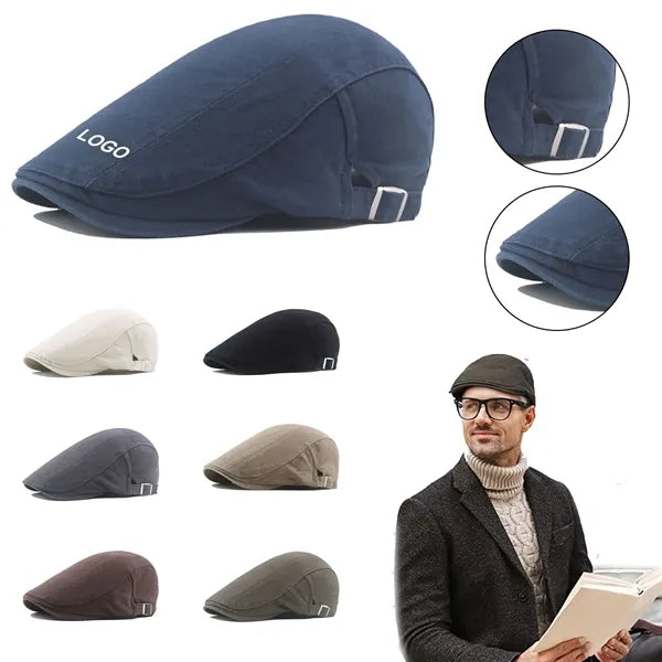 Newsboy Hats Cotton Flat Cap