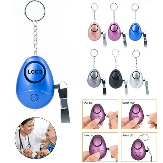 Personal Security Alarm Keychain with LED Lights