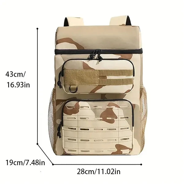 34-Can Camo Tactical Backpack Cooler