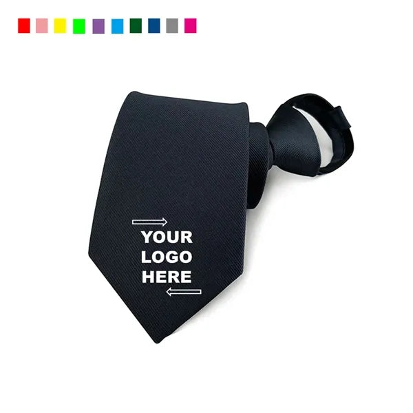 Zipper Pre Tied Ties for Men