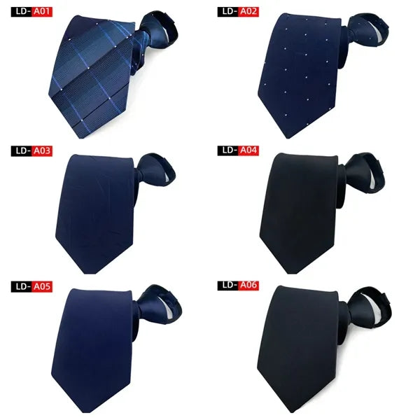 Zipper Pre Tied Ties for Men