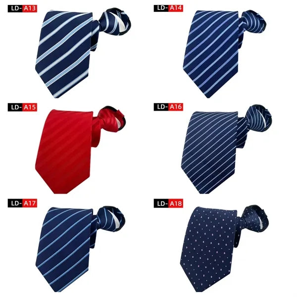 Zipper Pre Tied Ties for Men