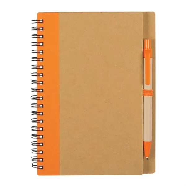 Eco-friendly Spiral Notebook With Pen