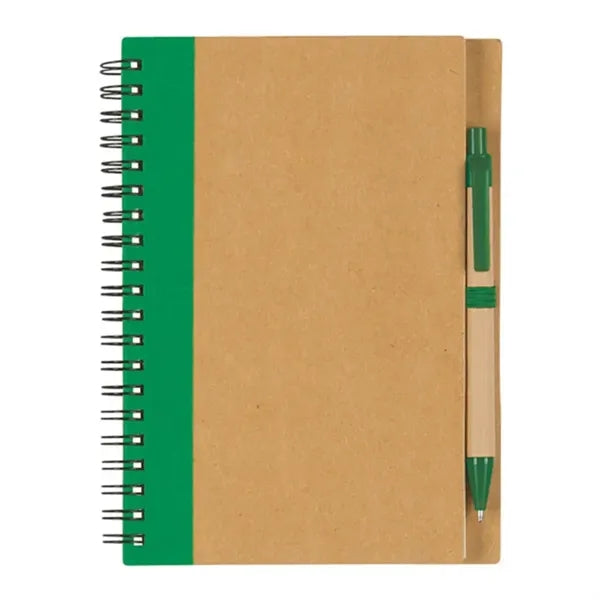 Eco-friendly Spiral Notebook With Pen